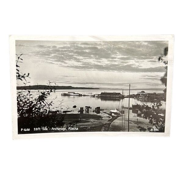 Vintage Postcards Anchorage Alaska Providence Hospital Main Street 33ft Tide - Picture 10 of 15